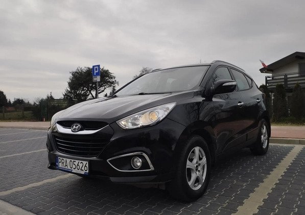 Hyundai ix35 cena 44800 przebieg: 148666, rok produkcji 2013 z Rawicz małe 254